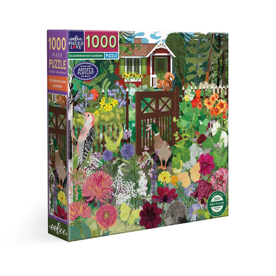 Scandinavian Garden 1000 Piece Square Puzzle