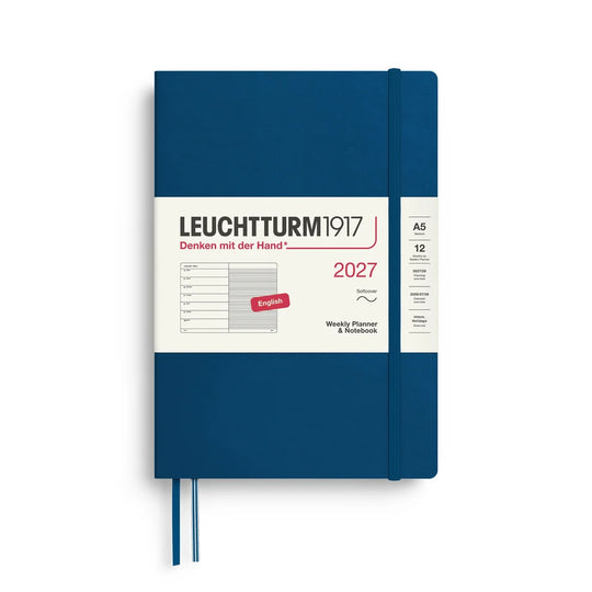 Leuchtturm1917 2027 Weekly Planner & Notebook Softcover A5 Size