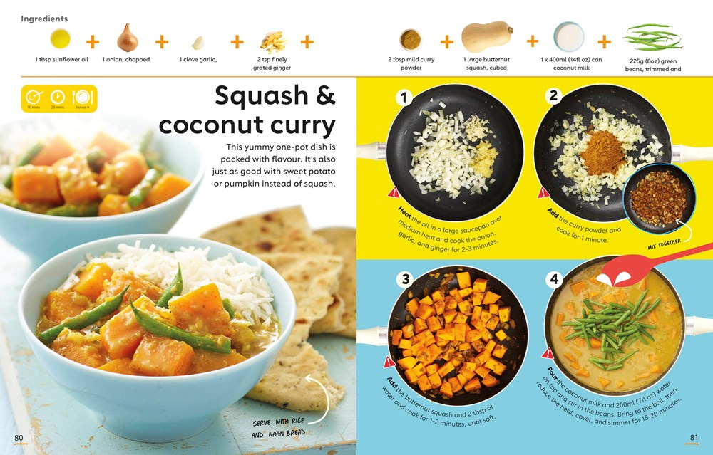 First Step Recipe Book Cooking Step By Step – Book Larder