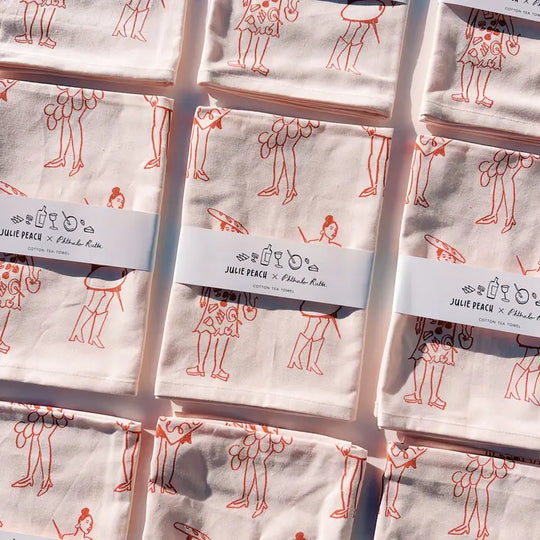 "Dinner Girls" Tea Towel