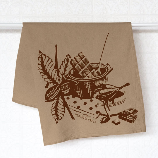 Taupe Chocolate Generous Kitchen Towel