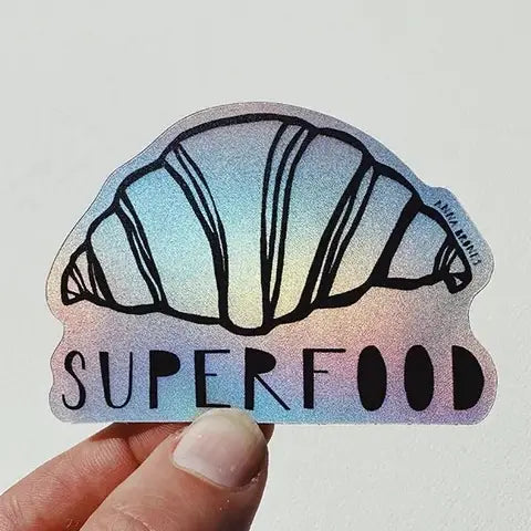 Superfood Croissant Sticker