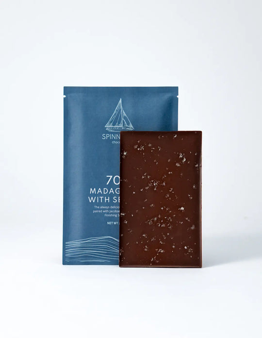 70% Madagascar with Sea Salt - Spinnaker Chocolate