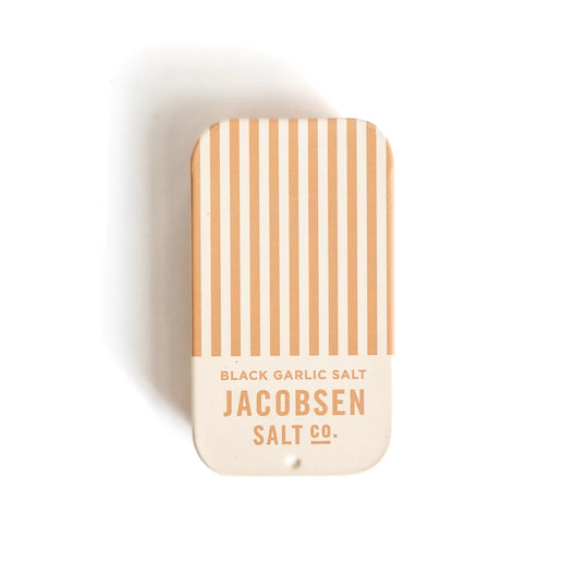 Jacobsen Salt Co. Infused Black Garlic Salt Slide Tin